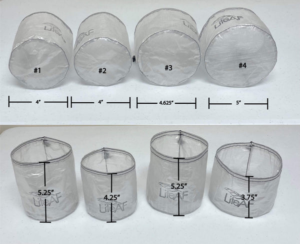 LiteAF Round bottom pot sacks