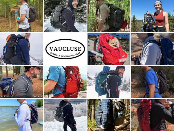 VAUCLUSE GEAR Ultralight Backpack Ventilation Frame & Sleeve