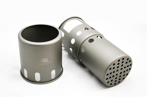 TOAKS Titanium Backpacking Wood Burning Stove - small