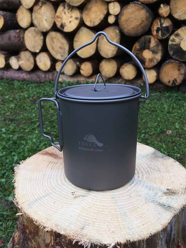 TOAKS Titanium 750ml Pot with bail handle