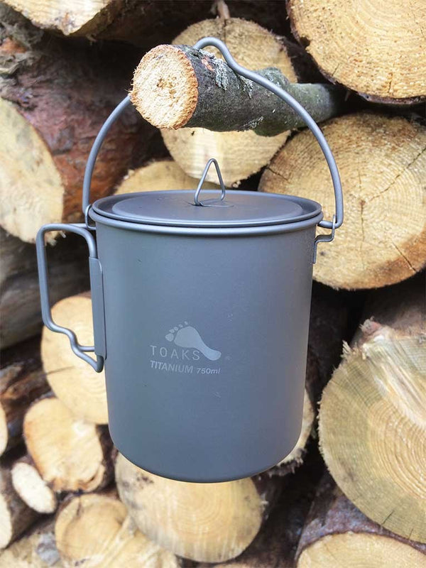 TOAKS Titanium 750ml Pot with bail handle