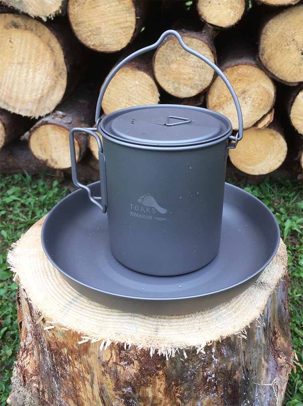 TOAKS Titanium Pot 750ml Pot with Bail handle