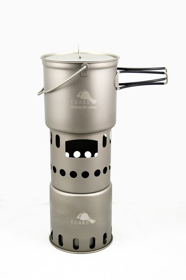 TOAKS Titanium Pot 1100ml Pot with Bail handle
