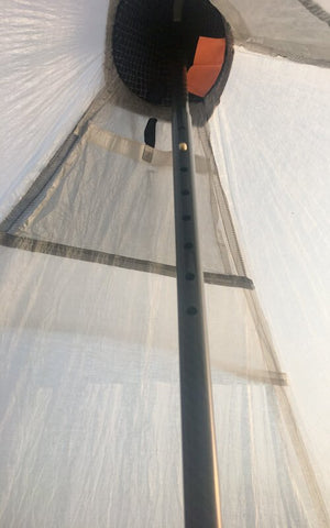 RUTA LOCURA 710 Carbon Fiber Tent pole for Ultamid 4 - alternate view