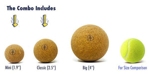 RAWLOGY Cork Massage Ball Set - alternate view