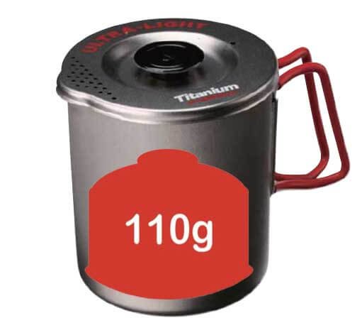 Evernew Ti Pasta Pot S (750ml)