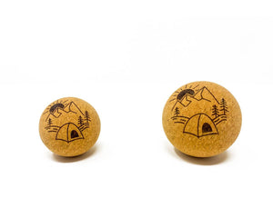 RAWLOGY Cork Massage Ball "Campsite" - alternate view