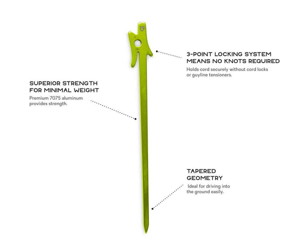 NEMO Airpin tent stakes (4 Pack)