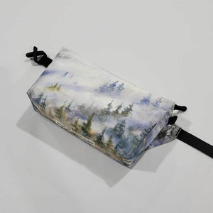 HIGH TAIL DESIGNS Ultralight Fanny Pack Watercolor Foggy Forest - alternate view