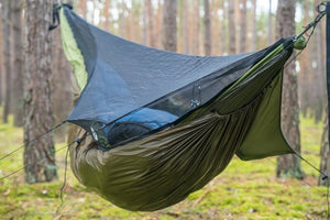 OUTDOORLINE Underquilt protector for end gathered hammocks