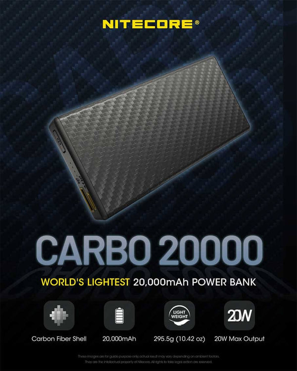 NITECORE CARBO 20000 Power bank