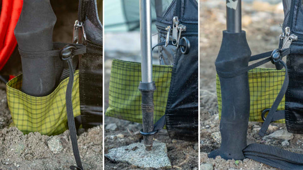 Tarptent ProTrek interior with mesh and a sleeping quilt