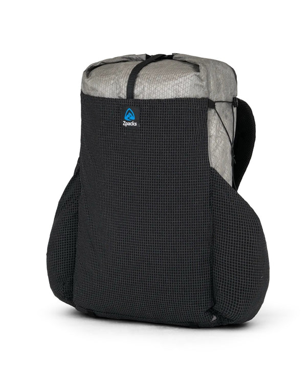 Zpacks Nero Pro 30L backpack, silver top – angled front studio view