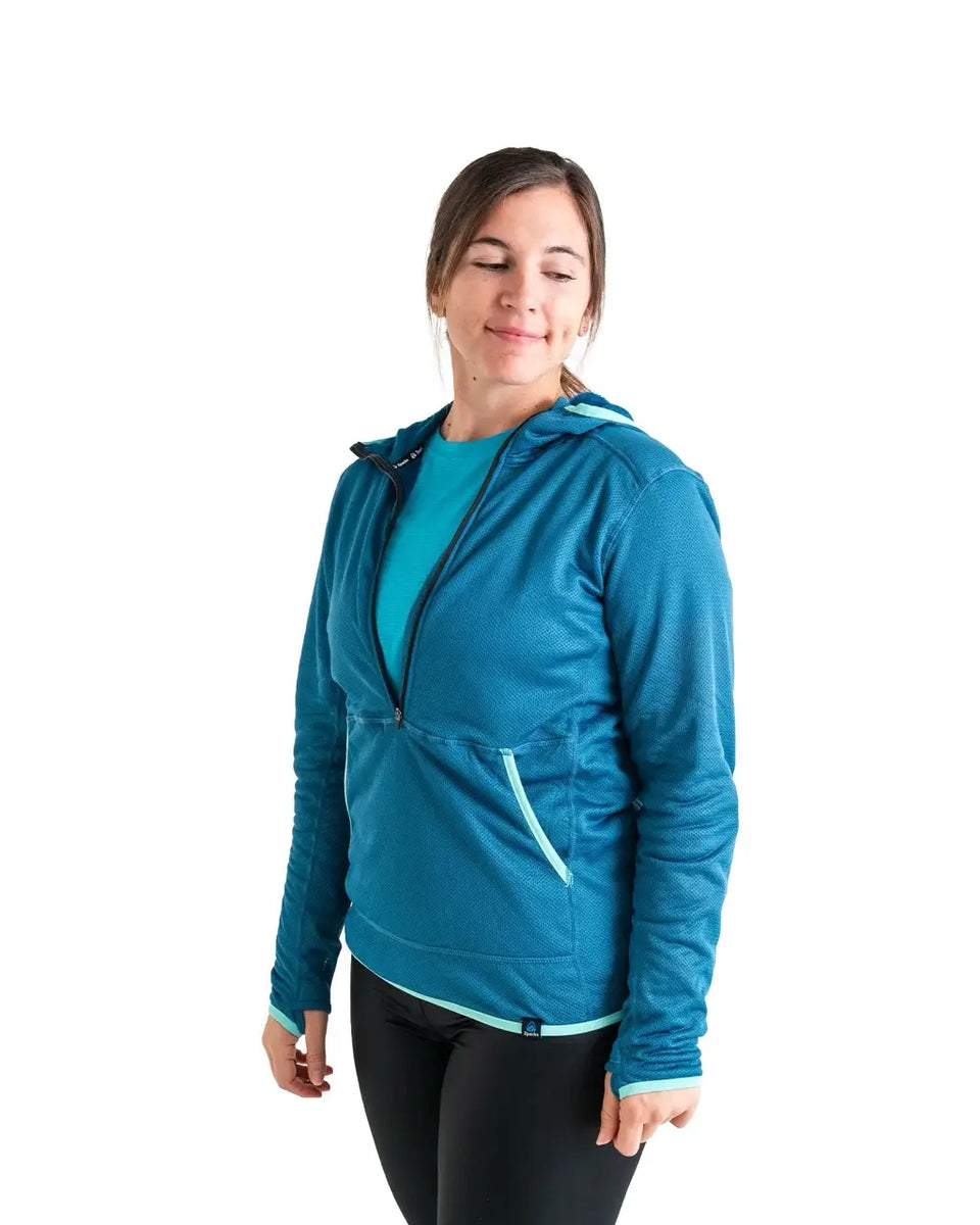 【 】STRETCH POLY HOODED Women's Octa Fleece Hoody - Pullover | Outdoorline EU