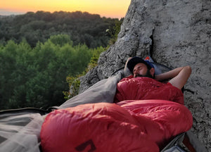 Cumulus sleeping bag construction