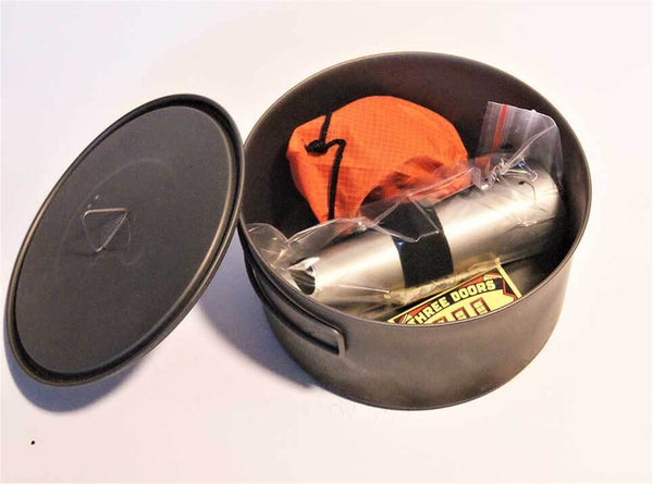 VESUV Titanium Windshield for Toaks Pot 900 ml 130 mm