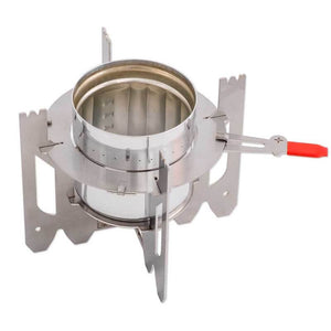 EMO Outdoor ORIGAMI stand with a power regulator for alcohol stove