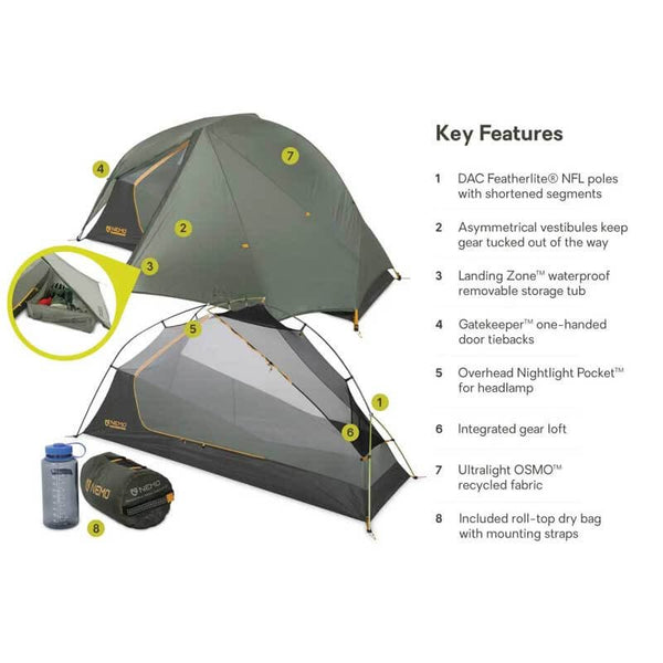 NEMO Dragonfly Bikepack OSMO™ 1P tent