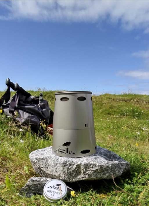 VESUV Titanium Windshield for Toaks Pot 750ml D95mm