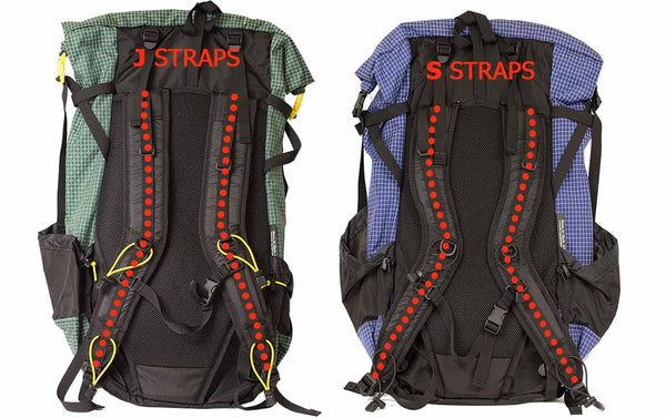 ULA backpack shoulder straps S