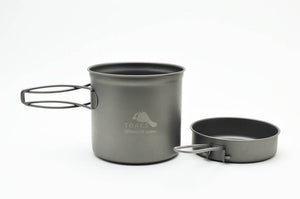 TOAKS Titanium 1100ml Pot with Pan (CKW-1100) - alternate view
