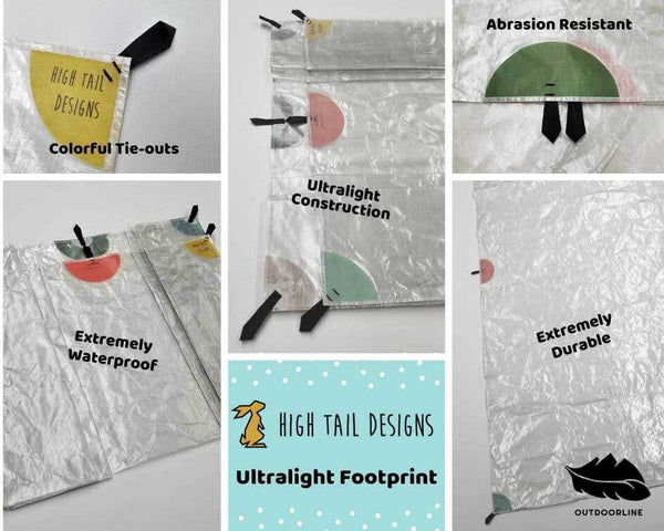 HIGH TAIL DESIGNS Ultralight Backpacking Footprint