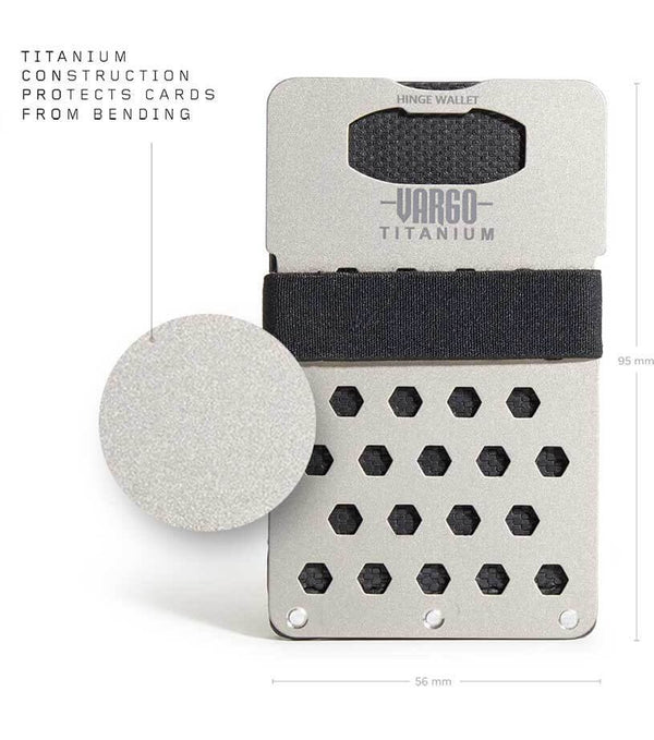 VARGO Titanium Hinge Wallet