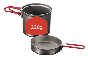 EVERNEW Ti Ti Ultra Light Deep Pot 900ml + 250ml (ECA617) - alternate view