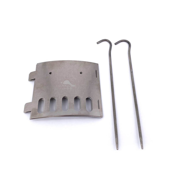 TOAKS TiStand Alcohol Stove Dual Stand and Windscreen