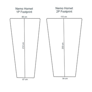 NEMO Hornet Footprint - alternate view