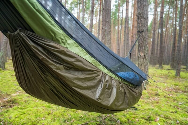 OUTDOORLINE Underquilt protector for end gathered hammocks