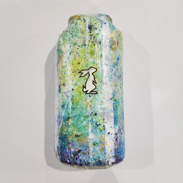 HIGH TAIL DESIGNS Watercolor Twilight Large Roll-Top Stuff Sack