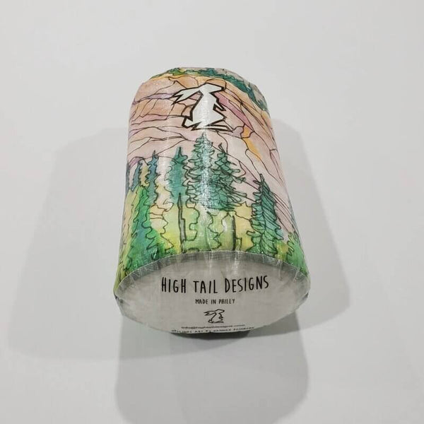 HIGH TAIL DESIGNS Watercolor Eldorado Canyon Small Roll-Top Stuff Sack