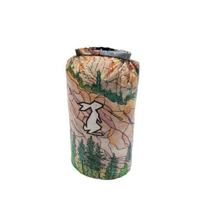 HIGH TAIL DESIGNS Watercolor Eldorado Canyon Small Roll-Top Stuff Sack - sold out