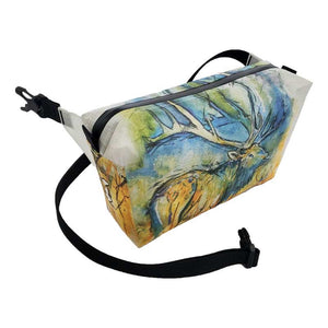 HIGH TAIL DESIGNS Watercolor Ultralight Fanny Pack v1.5 Elk & Rabbit - sold out