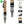 FIZAN Compact Trekking Poles – beige/gold poles folded in retail cardboard packaging