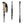 FIZAN Compact Trekking Poles – grey shaft with cork grip detail, studio view