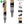 FIZAN Compact Trekking Poles – accessories included: carabiner, baskets, rubber tips, instruction manual, grey colorway