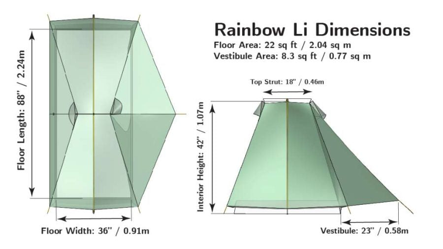 in de tarpen 110a TARPTENT Rainbow Li