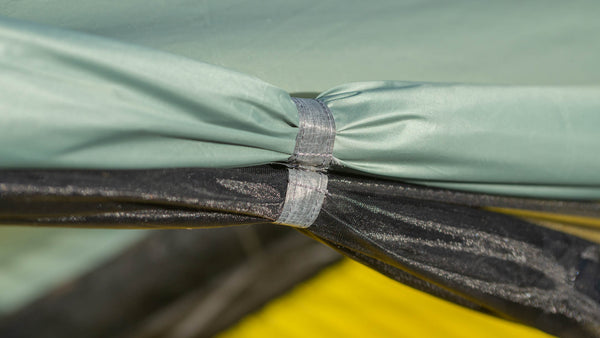 Tarptent ProTrek corner strut detail at the hem