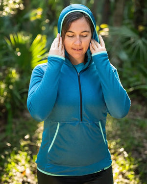 Zpacks Dámska Octa Fleece Mikina - polovičný zips - alternate view