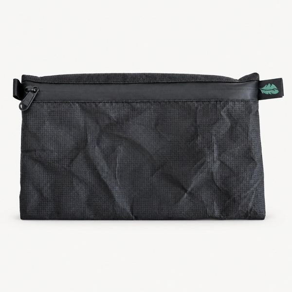 OUTDOORLINE Ultralight Wallet Large in black Ultra 200X fabric with black water-resistant zipper