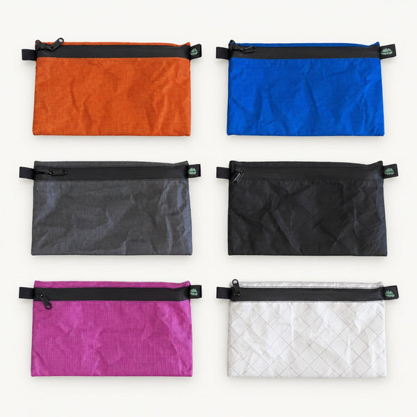 OUTDOORLINE Ultralight Wallet Large in six colours: orange, blue, grey, black, pink and white