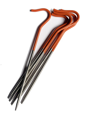 VARGO Titanium Tent Stake (orange) - alternate view